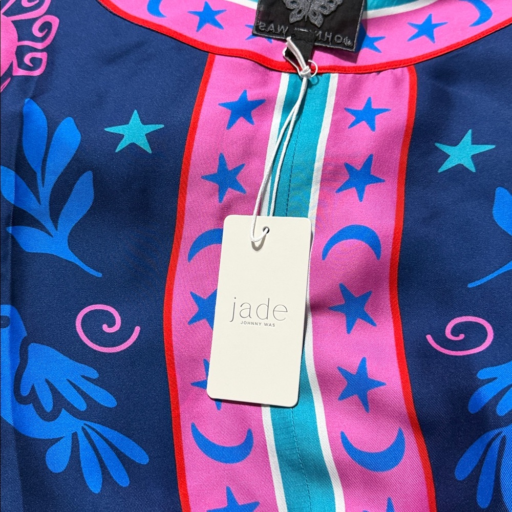 NWT Johnny Was Jade Selena Mini Dress Multicolor Embroidered dress - Picture 9 of 14